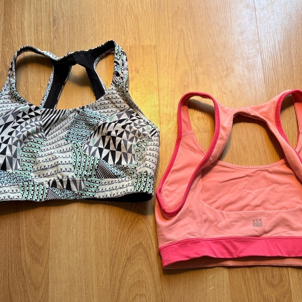 Vsx sport Victoria’s Secret sport bra size M open back bundle